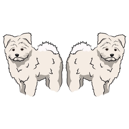 Signmission Pomapoo Dog Decal, Dog Lover Decor Vinyl Sticker D-18-Pomapoo